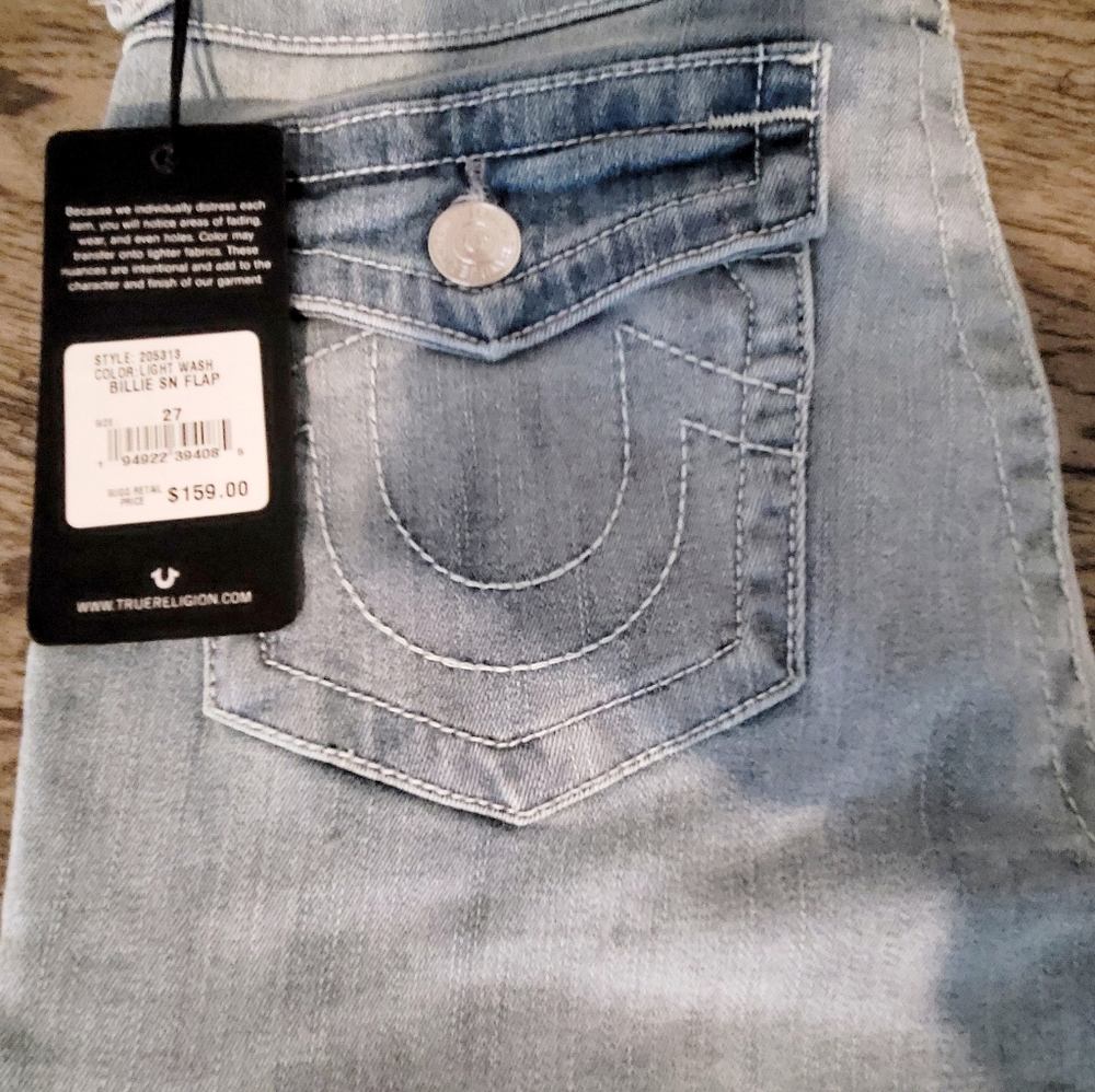 True Religion jeans Billie W 27 straight